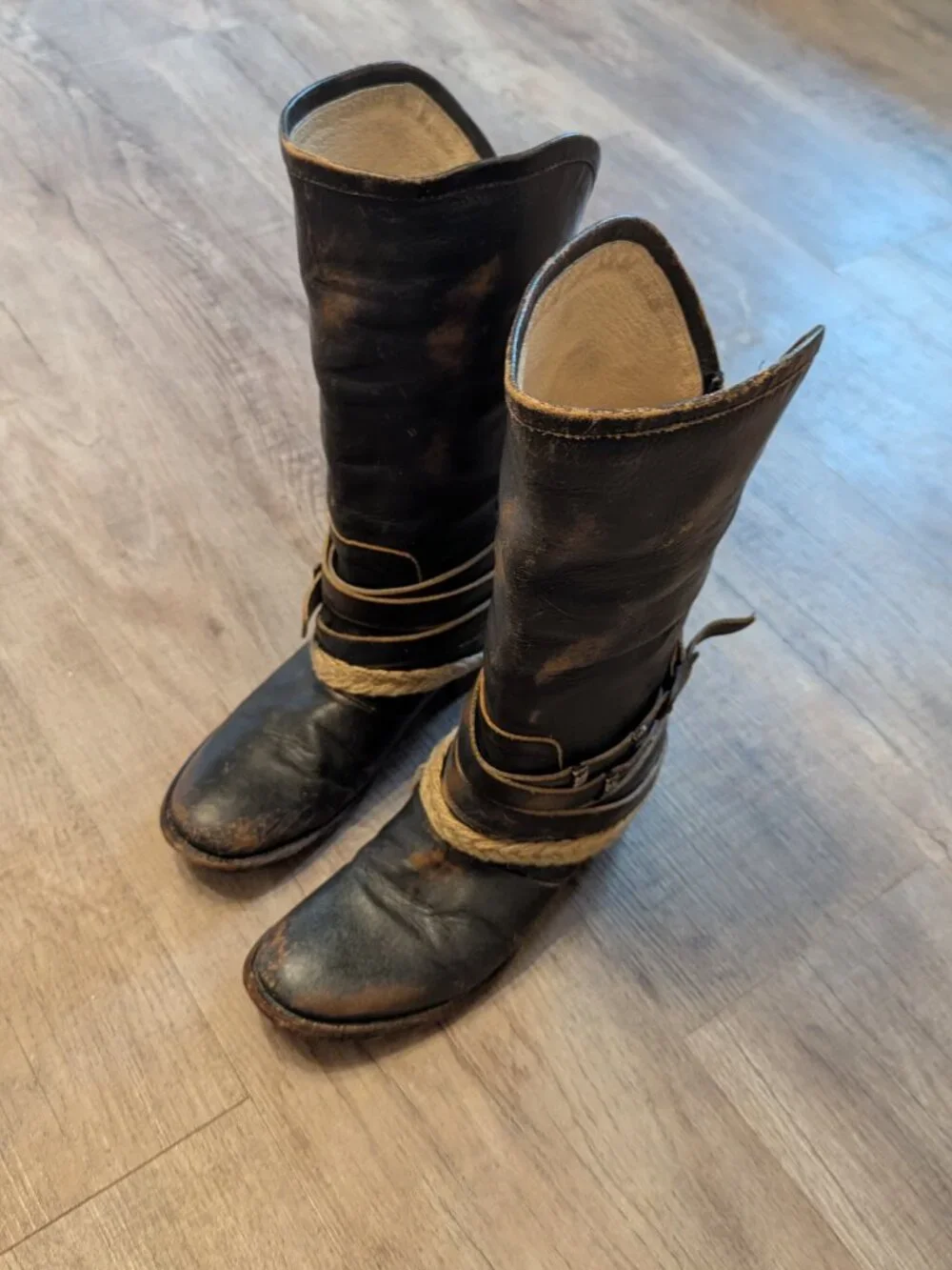 Badass Freebird Drove Boots - Black - Sz - Picture 4 of 7
